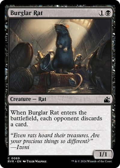 Burglar Rat (Ravnica Remastered) Near Mint Foil