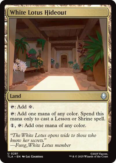 White Lotus Hideout (Avatar: The Last Airbender) Near Mint