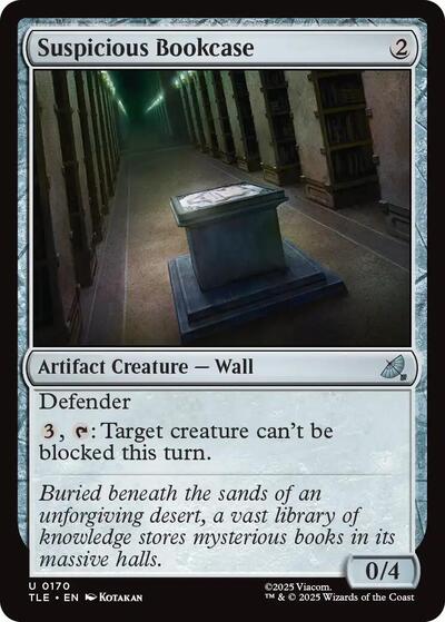 Suspicious Bookcase (Avatar: The Last Airbender: Eternal-Legal) Near Mint