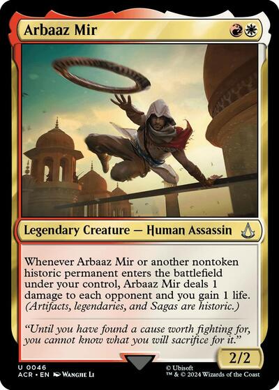 Arbaaz Mir (Universes Beyond: Assassin's Creed) Near Mint Foil