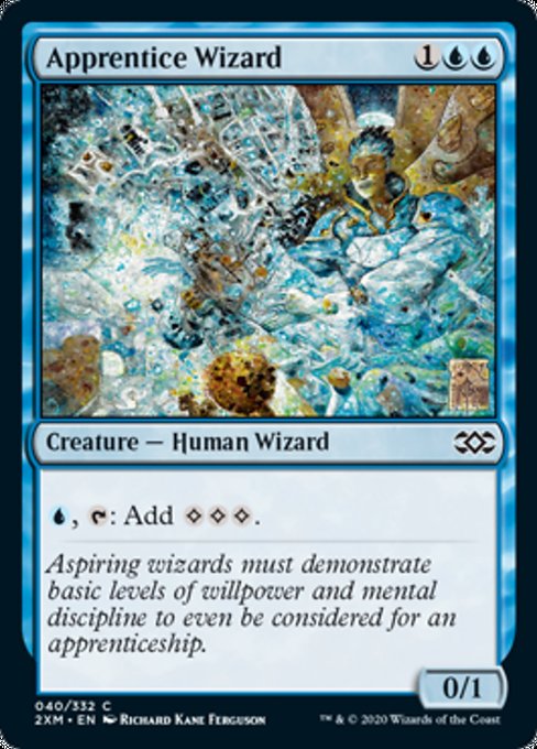 Apprentice Wizard (Double Masters) Near Mint
