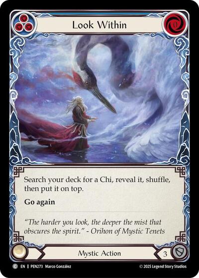 Look Within (Blue) (Compendium of Rathe) Near Mint Foil