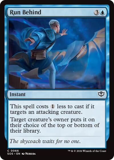 Run Behind (Secrets of Strixhaven) Near Mint Foil
