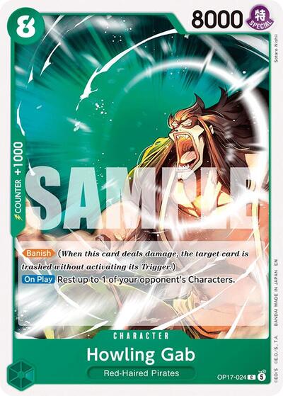 Howling Grab (The World's Strongest Warriors) Near Mint