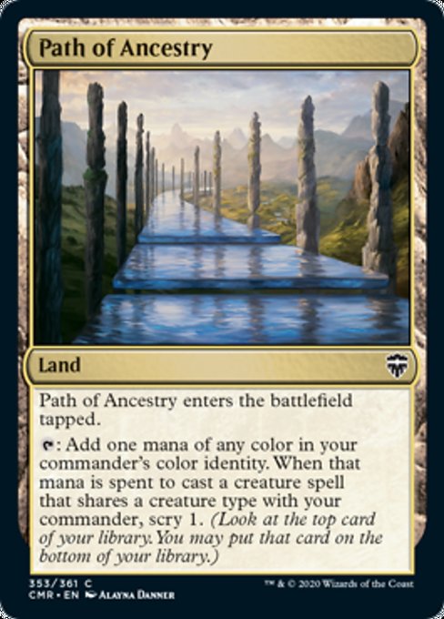Path of Ancestry (Commander Legends) Near Mint Foil