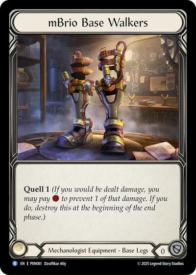 Mbrio Base Walkers (Compendium of Rathe) Near Mint Cold Foil
