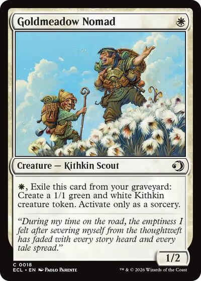 Goldmeadow Nomad (Lorwyn Eclipsed) Near Mint Foil