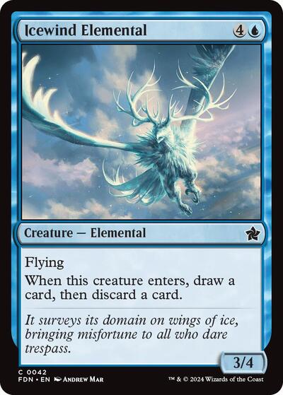 Icewind Elemental (Foundations) Near Mint