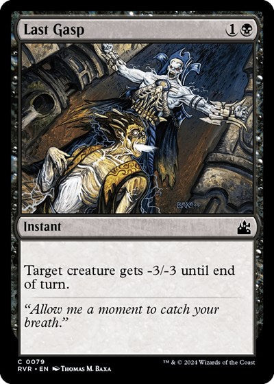 Last Gasp (Ravnica Remastered) Near Mint