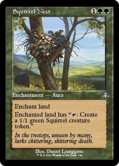 Squirrel Nest (Retro Frame) (Dominaria Remastered) Near Mint Foil