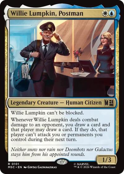 Willie Lumpkin, Postman (Commander: Marvel Super Heroes) Near Mint