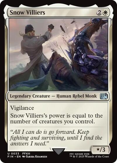 Snow Villiers (Universes Beyond: FINAL FANTASY) Light Play Foil