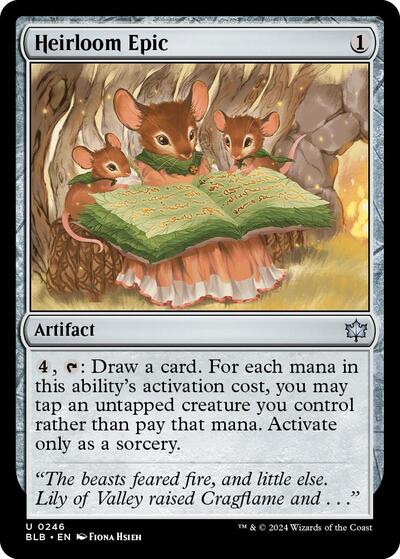 Heirloom Epic (Bloomburrow) Near Mint Foil