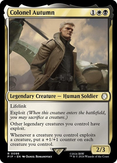 Colonel Autumn (Universes Beyond: Fallout) Near Mint Foil