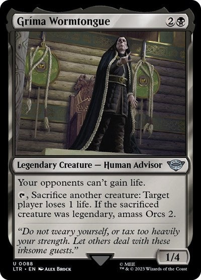 Grima Wormtongue (Universes Beyond: The Lord of the Rings: Tales of Middle-earth) Near Mint