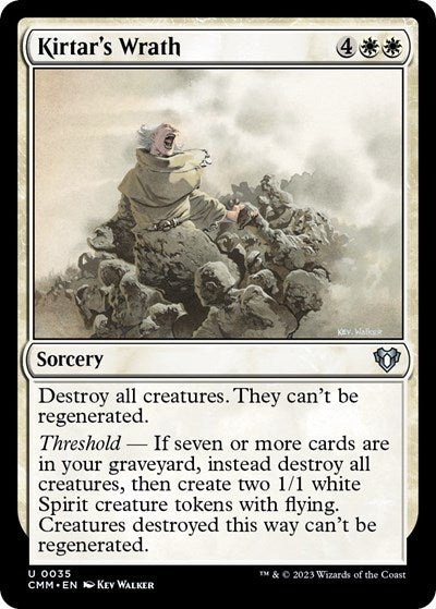 Kirtar's Wrath (Commander Masters) Near Mint Foil