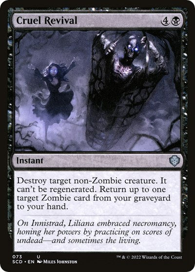 Cruel Revival (Commander 2022 Starter Decks) Near Mint