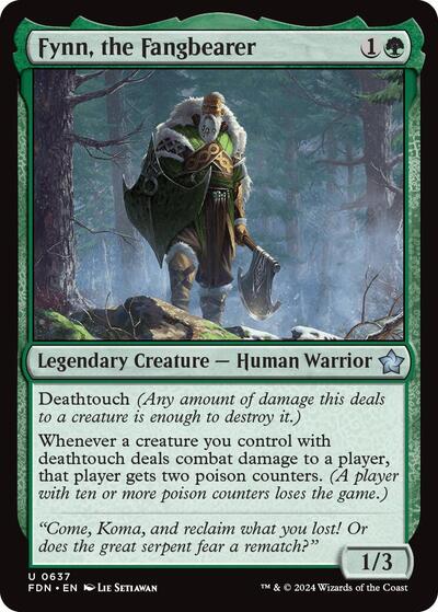 Fynn, the Fangbearer (Foundations) Near Mint