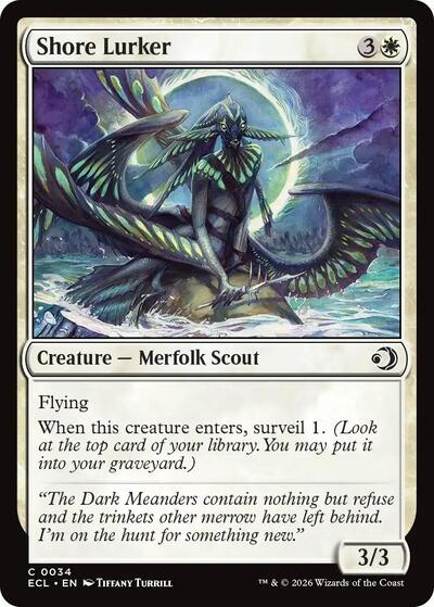 Shore Lurker (Lorwyn Eclipsed) Near Mint Foil