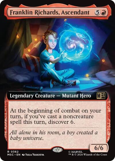 Franklin Richards, Ascendant (Extended Art) (Commander: Marvel Super Heroes) Near Mint