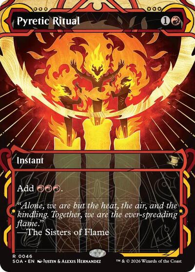 Pyretic Ritual (Secrets of Strixhaven: Mystical Archive) Near Mint Foil