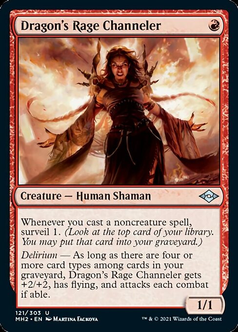 Dragon's Rage Channeler (Modern Horizons 2) Near Mint
