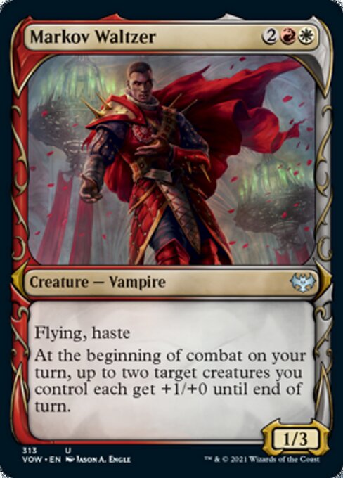 Markov Waltzer (Showcase) (Innistrad: Crimson Vow) Near Mint Foil