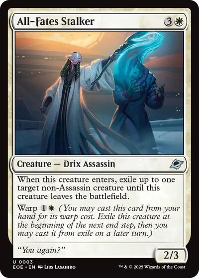 All-Fates Stalker (Edge of Eternities) Near Mint Foil