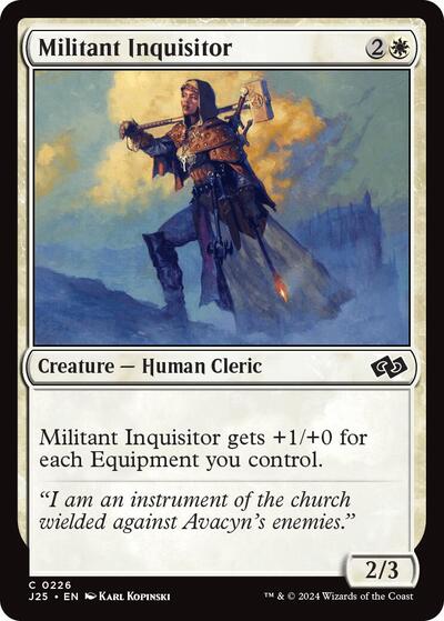 Militant Inquisitor (Foundations Jumpstart) Near Mint