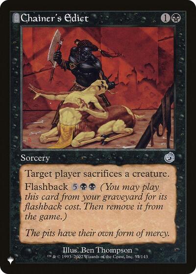 Chainer's Edict (The List) Near Mint