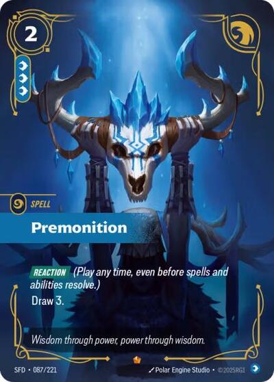 Premonition (Spiritforged) Near Mint Foil