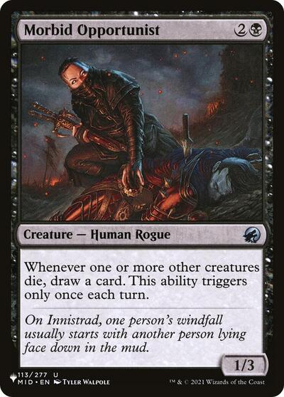 Morbid Opportunist (The List) Near Mint