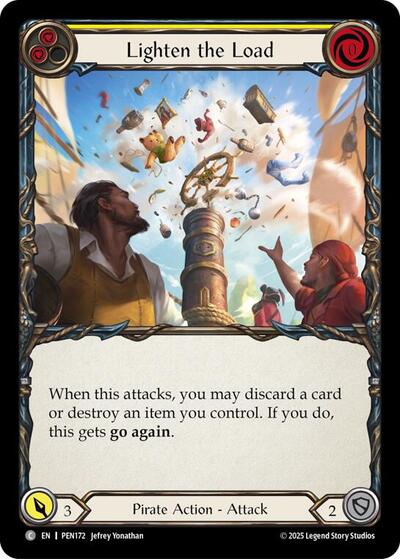 Lighten The Load (Yellow) (Compendium of Rathe) Near Mint Foil