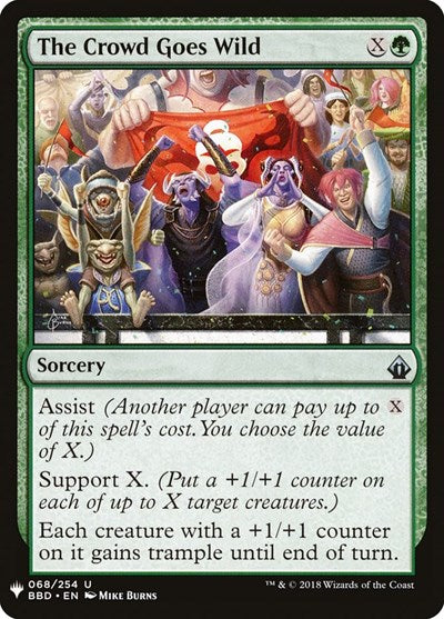 The Crowd Goes Wild (Mystery Booster) Near Mint