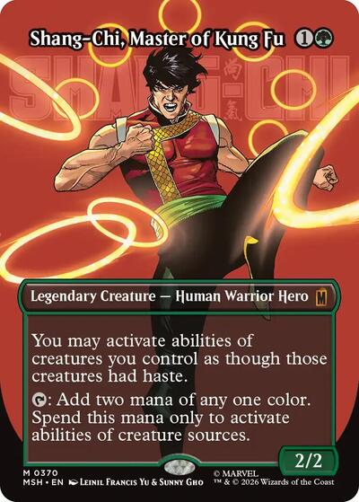 Shang-Chi, Master of Kung Fu (Borderless) (0370) (Marvel Super Heroes) Near Mint Foil