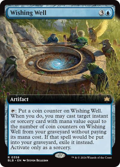 Wishing Well (Extended Art) (Bloomburrow) Near Mint Foil