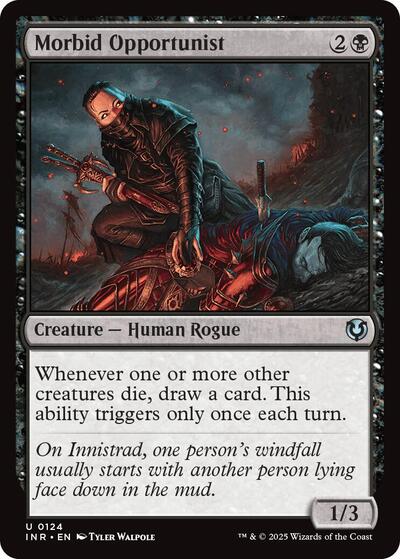 Morbid Opportunist (Innistrad Remastered) Light Play Foil