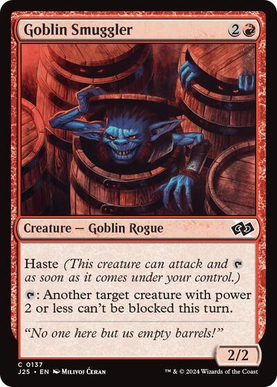 Goblin Smuggler (Foundations Jumpstart) Near Mint