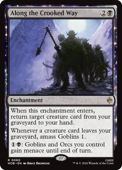 Along the Crooked Way (The Hobbit) Near Mint Foil