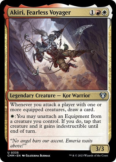 Akiri, Fearless Voyager (Commander Masters) Near Mint