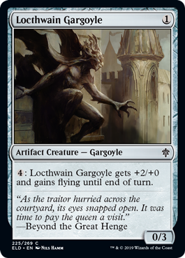 Locthwain Gargoyle (Throne of Eldraine) Near Mint Foil