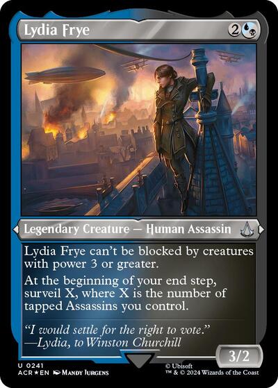 Lydia Frye (Foil Etched) (Universes Beyond: Assassin's Creed) Near Mint Foil