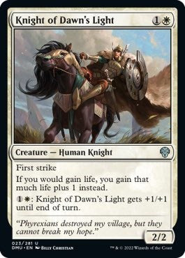 Knight of Dawn's Light (Dominaria United) Light Play Foil