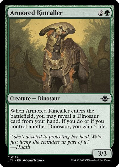 Armored Kincaller (The Lost Caverns of Ixalan) Light Play Foil