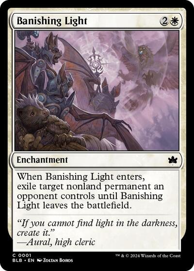 Banishing Light (Bloomburrow) Near Mint Foil