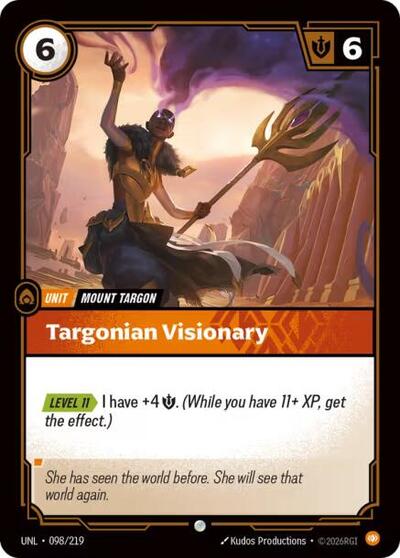 Targonian Visionary (Unleashed) Near Mint Foil