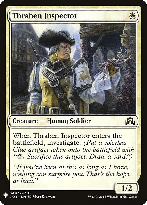Thraben Inspector (Mystery Booster) Near Mint