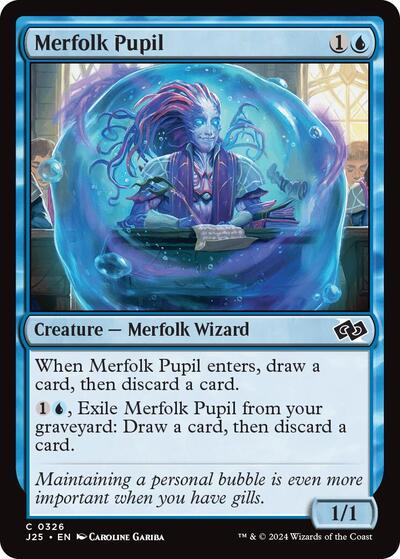 Merfolk Pupil (Foundations Jumpstart) Near Mint