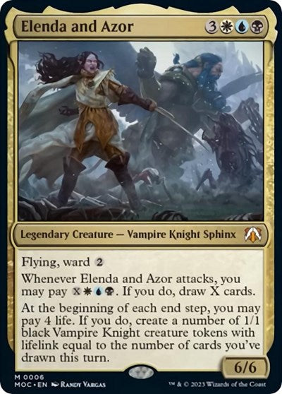 Elenda and Azor (Commander: March of the Machine) Near Mint