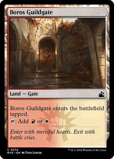 Boros Guildgate (Ravnica Remastered) Near Mint Foil